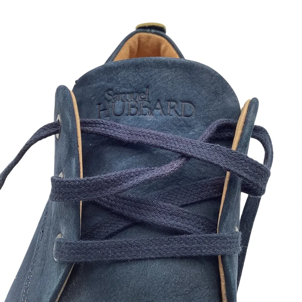Samuel Hubbard Un-Sneaker Walking Shoes US Mens 10.5 M‎ Navy Blue Suede Lace-Up